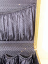 vintage square canvas suitcase