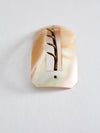 vintage mother of pearl hair brooch