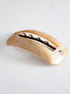 vintage mother of pearl hair brooch