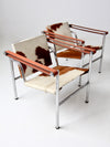 vintage Le Corbusier LC-1 sling chairs collection of 4
