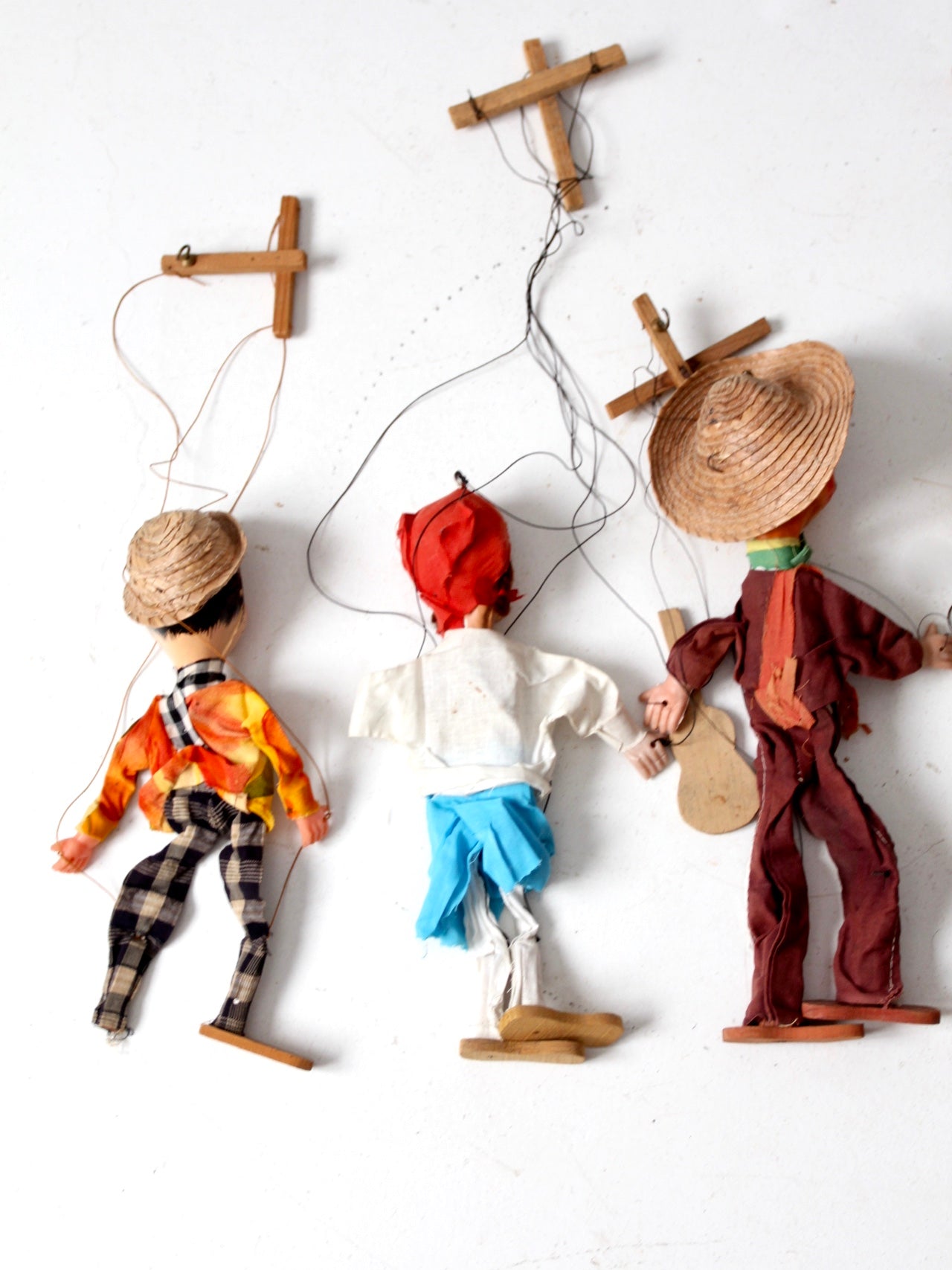 vintage Mexican marionettes collection