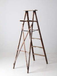 vintage wooden painter's ladder