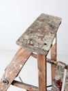 vintage wooden painter's ladder