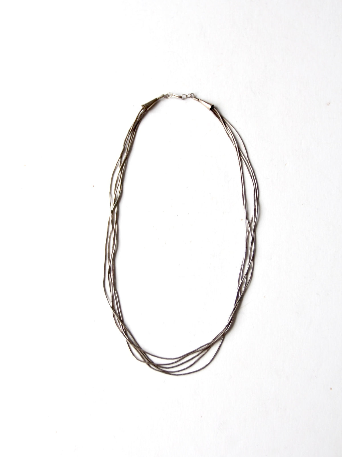 vintage heishi bead necklace