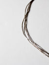 vintage heishi bead necklace