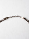 vintage heishi bead necklace