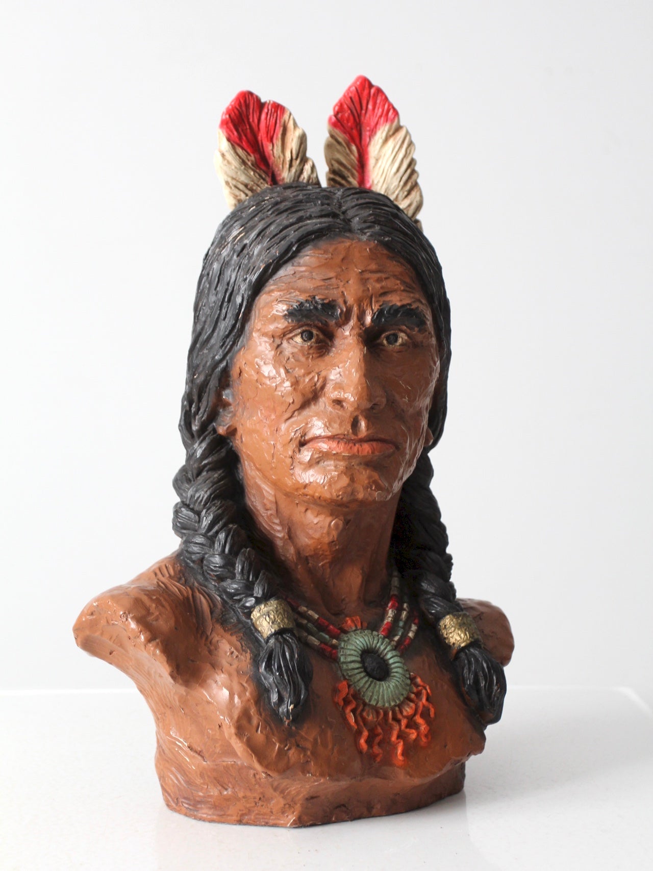 vintage V. Kendrick Native American bust – 86 Vintage