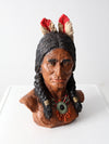 vintage V. Kendrick Native American bust