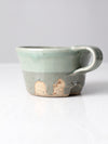 vintage studio pottery mug