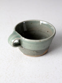 vintage studio pottery mug