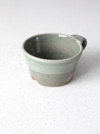 vintage studio pottery mug