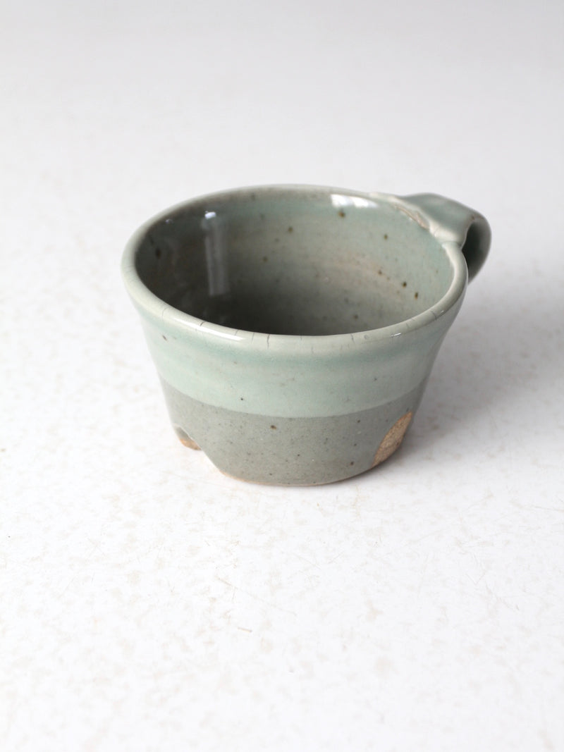 vintage studio pottery mug