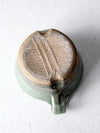 vintage studio pottery mug