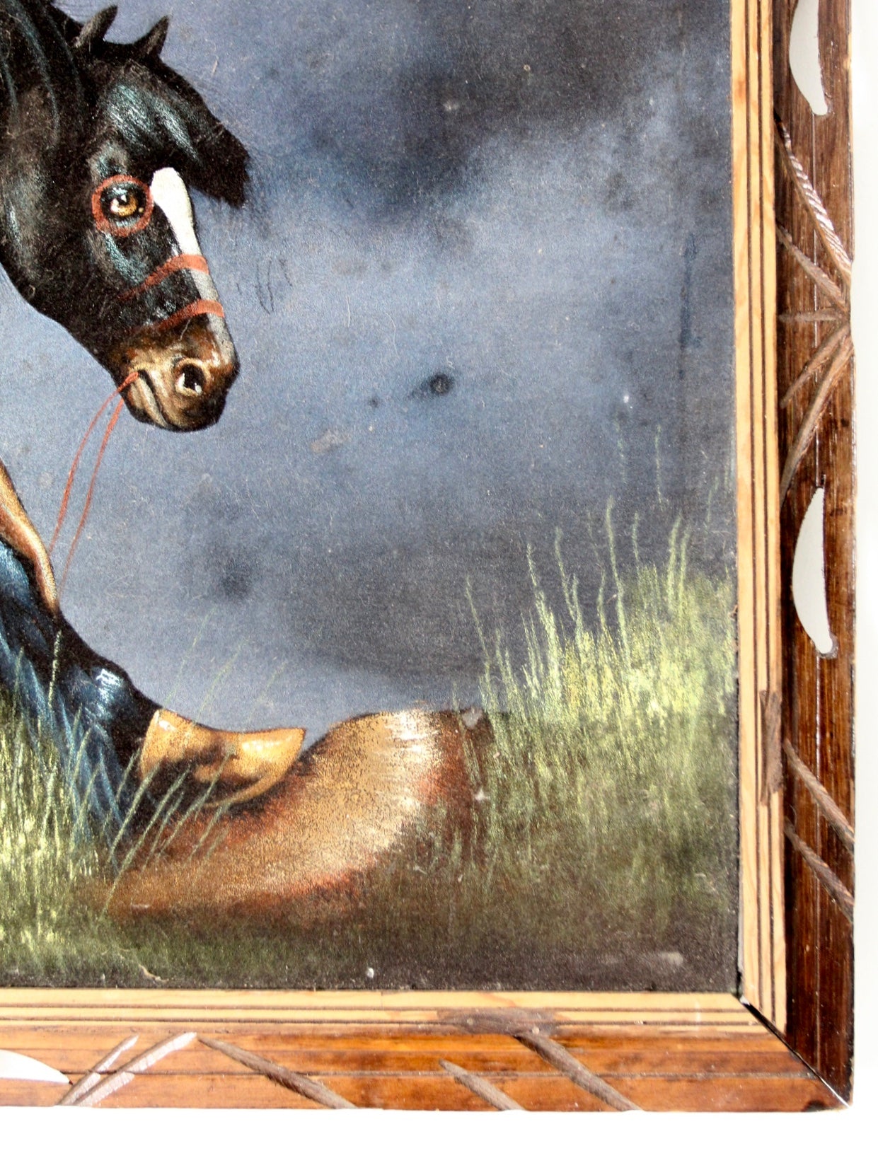 vintage 70s Ortiz velvet painting – 86 Vintage