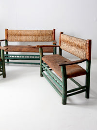 vintage hacienda chair and sofa set