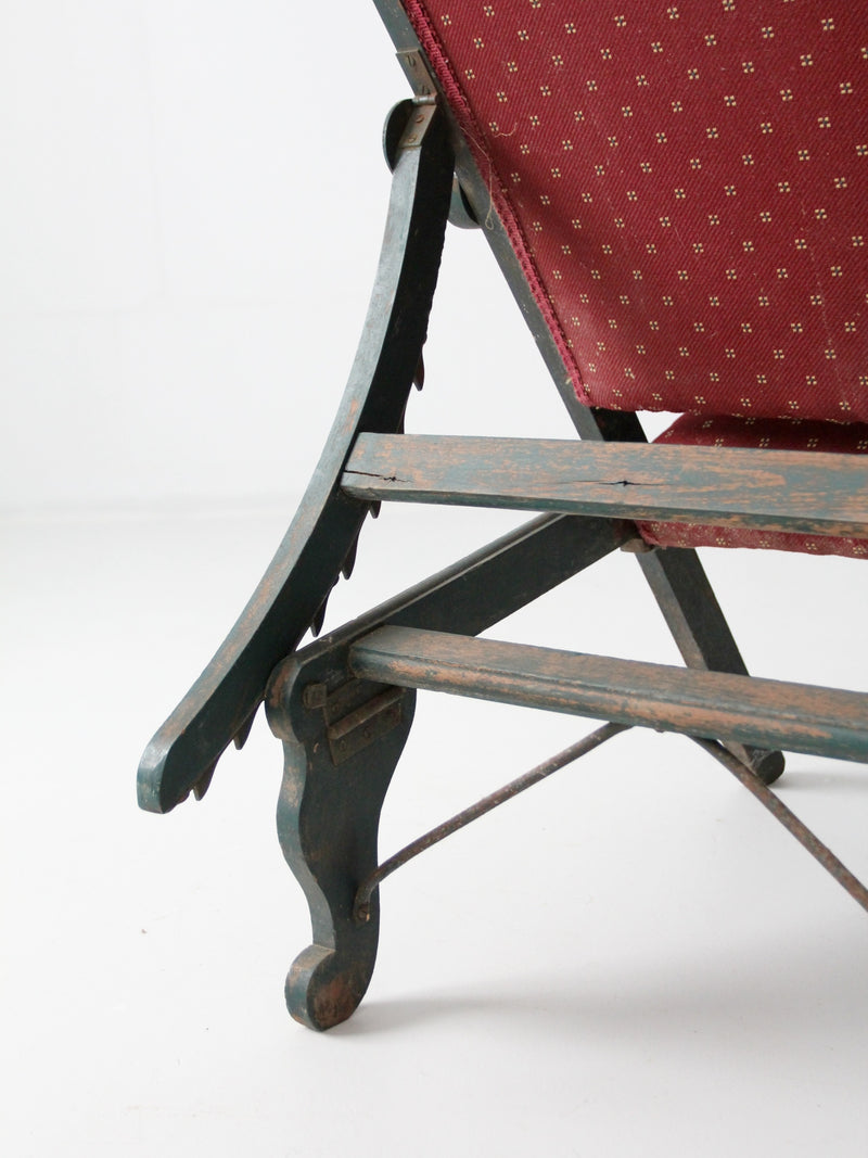 Victorian reclining lawn chair