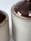 antique stoneware jugs - set of 2