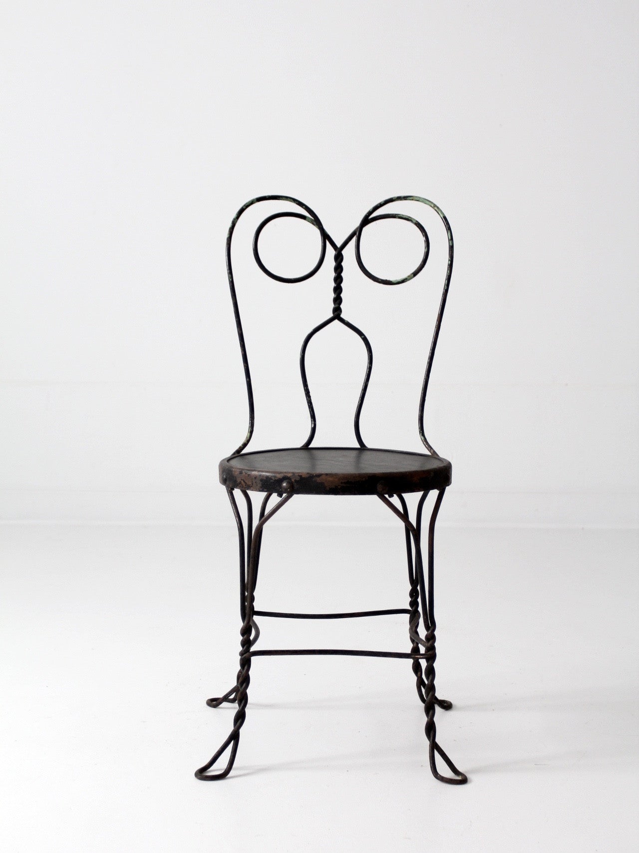 vintage black ice cream parlor chair 86 Vintage