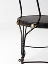vintage black ice cream parlor chair