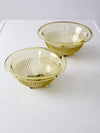 Depression glass bowls set of 2