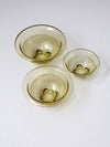 Depression glass kitchen bowls set/3
