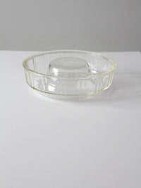 Queen Anne Glasbake glass kitchen mold circa 1942