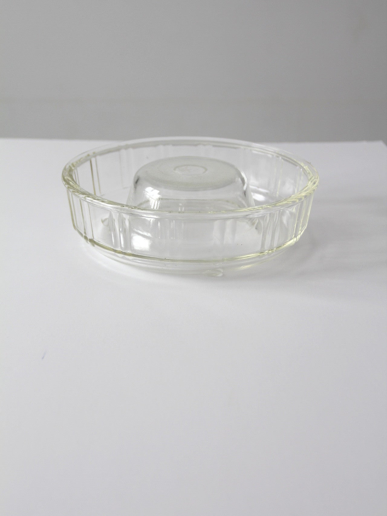 Queen Anne Glasbake glass kitchen mold circa 1942