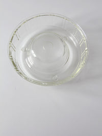 Queen Anne Glasbake glass kitchen mold circa 1942
