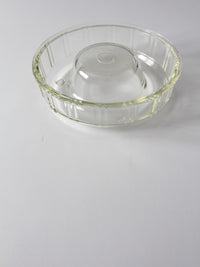 Queen Anne Glasbake glass kitchen mold circa 1942