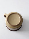 vintage stoneware soup mug