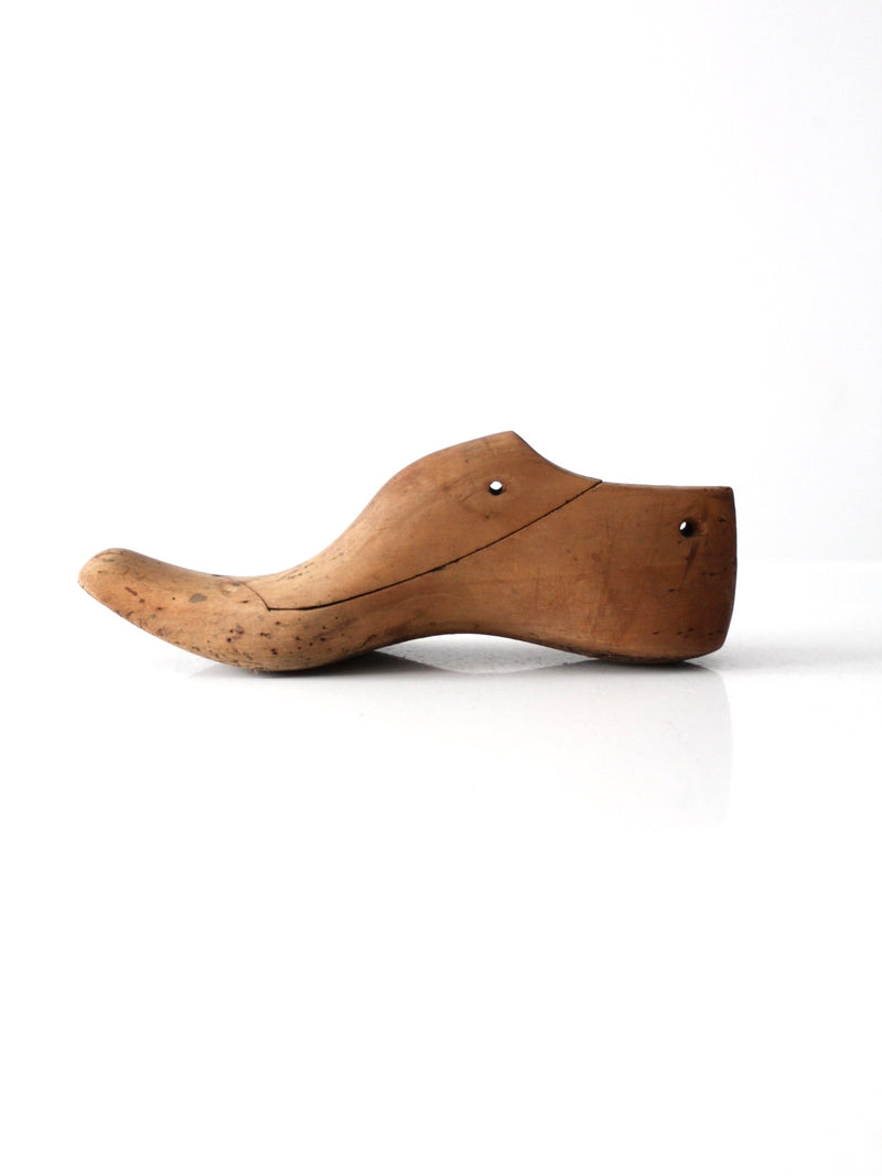 antique wooden shoe last