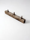 antique wooden peg post