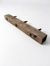 antique wooden peg post