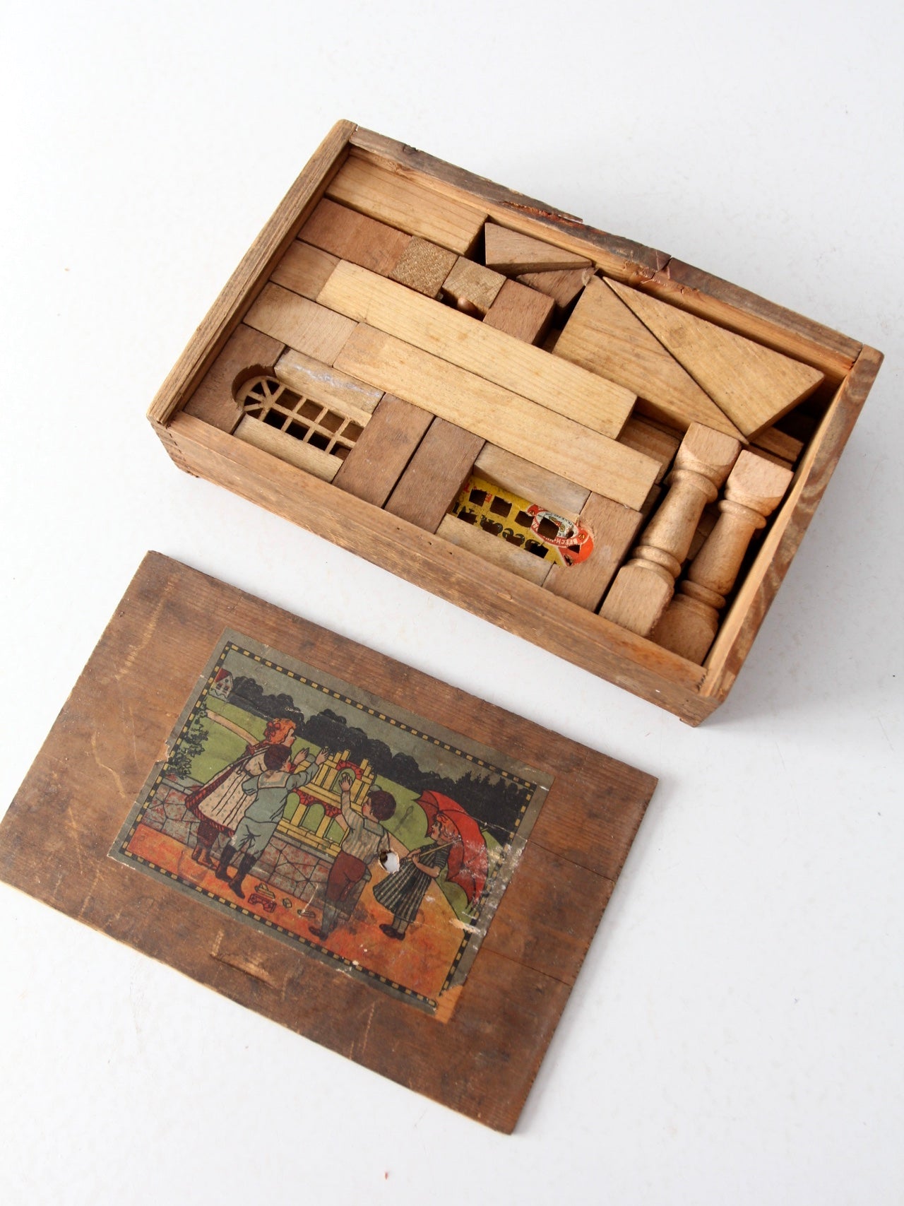 Vintage toy on sale blocks