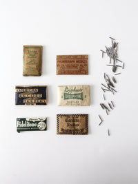 antique phonograph needle collection