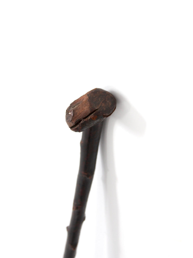 antique burl wood cane