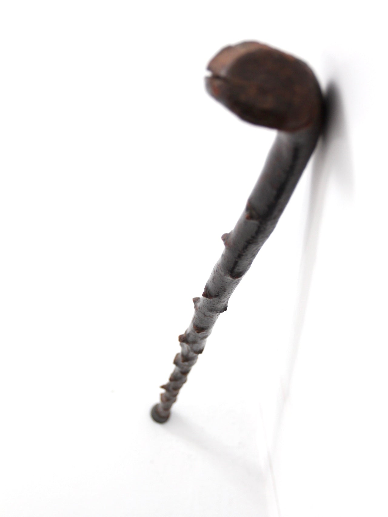antique burl wood walking stick