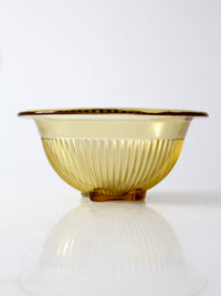 vintage Depression glass bowl by Federal