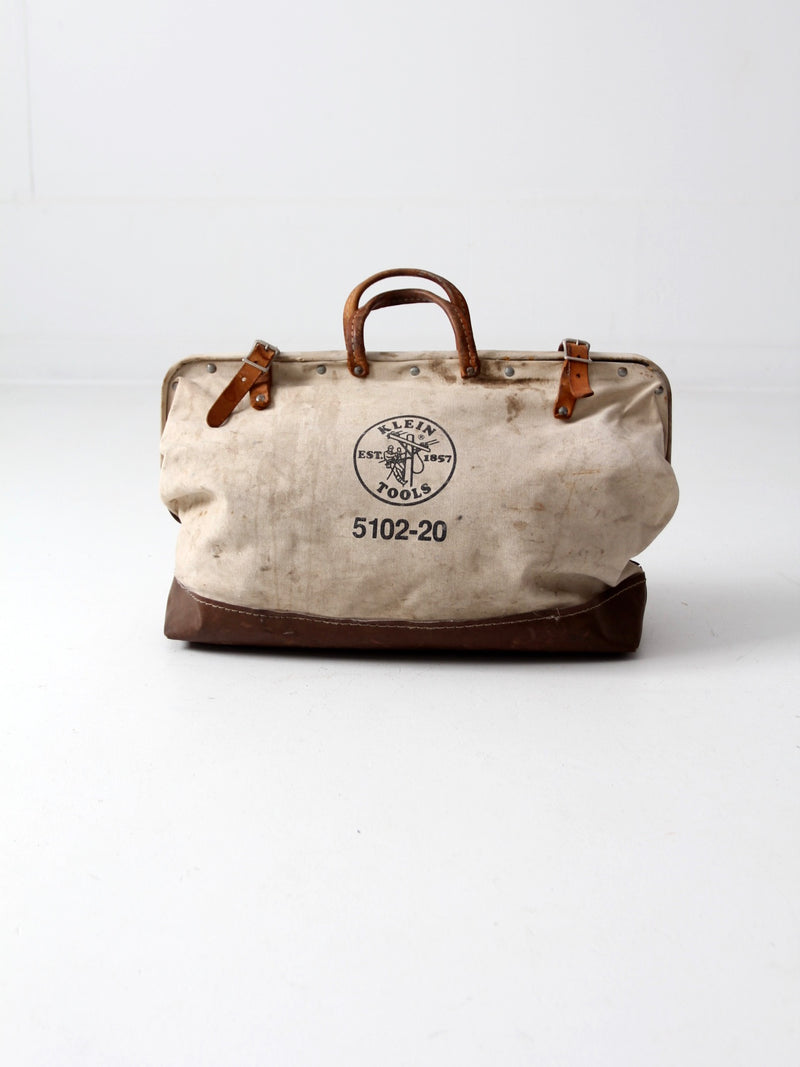 vintage Klein Tools canvas bag