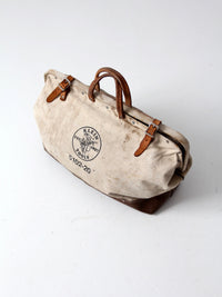 vintage Klein Tools canvas bag
