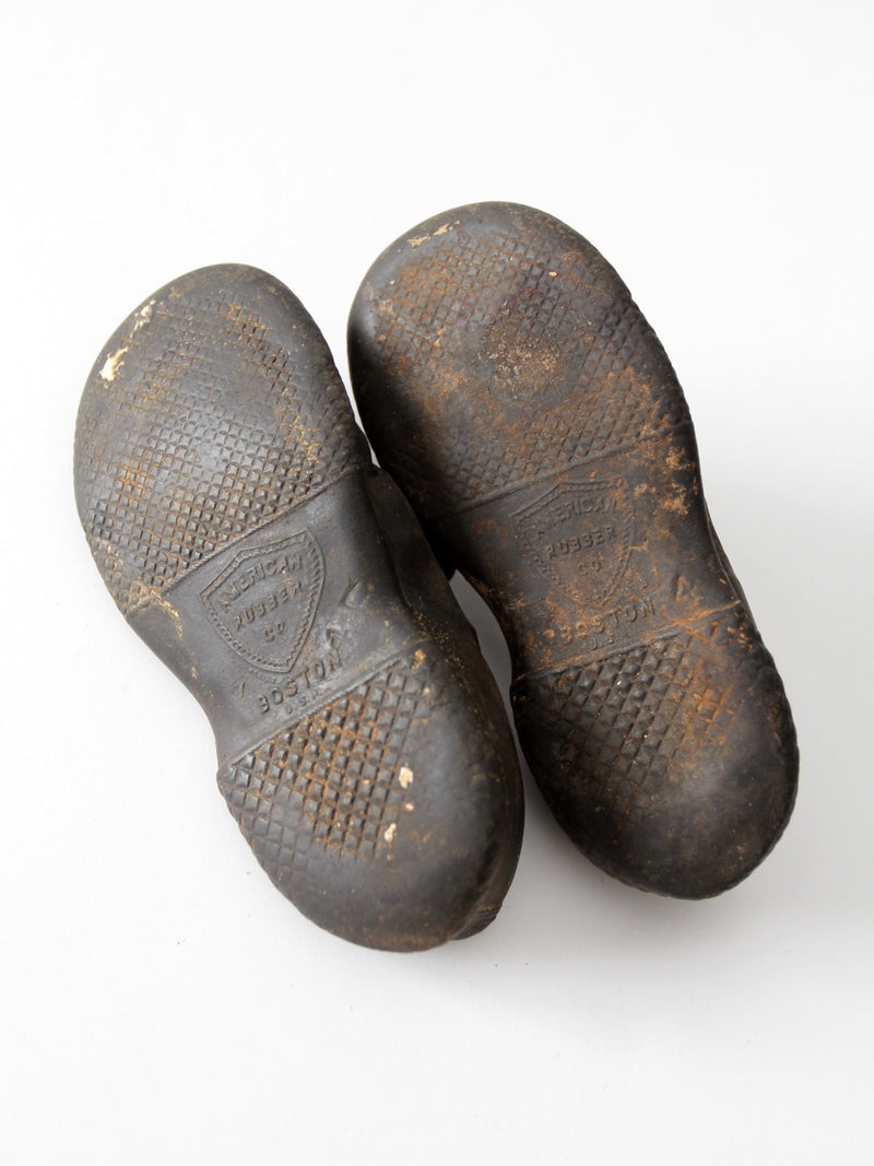 1800s rubber shoes American Rubber Company Boston