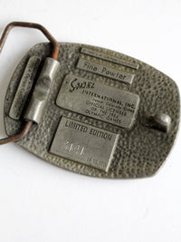 vintage 1984 Olympic Games belt buckle