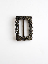 vintage center bar slide buckle