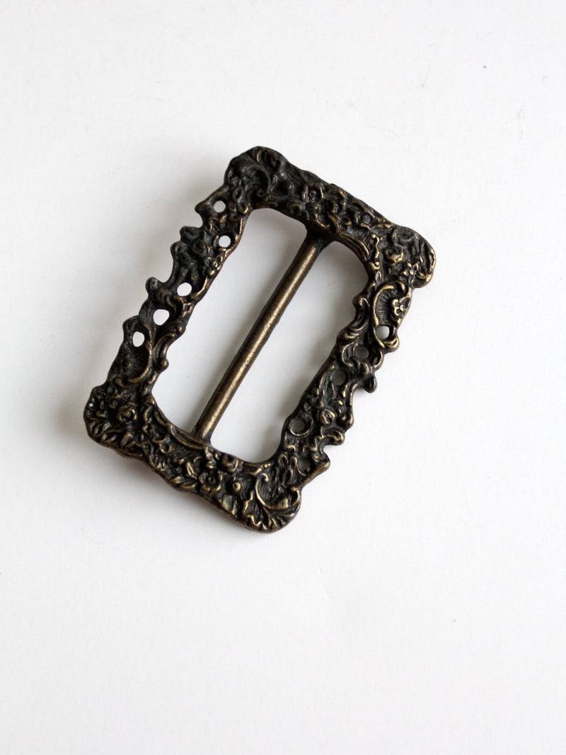 art nouveau slide buckle