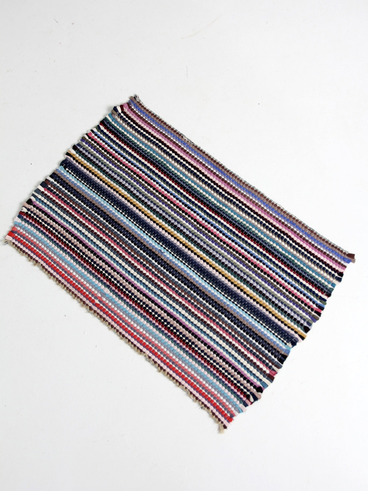 vintage throw rag rug – 86 Vintage