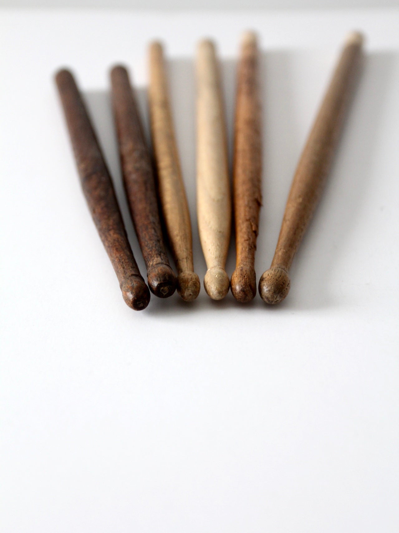collection vintage drumsticks
