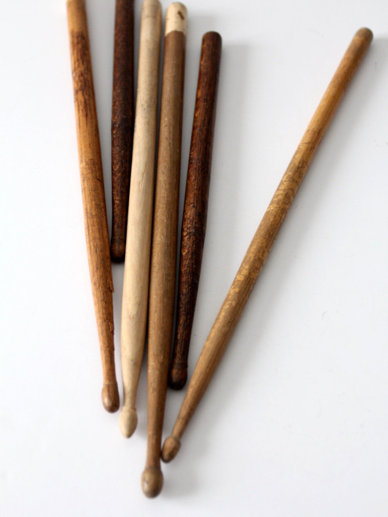 collection vintage drumsticks