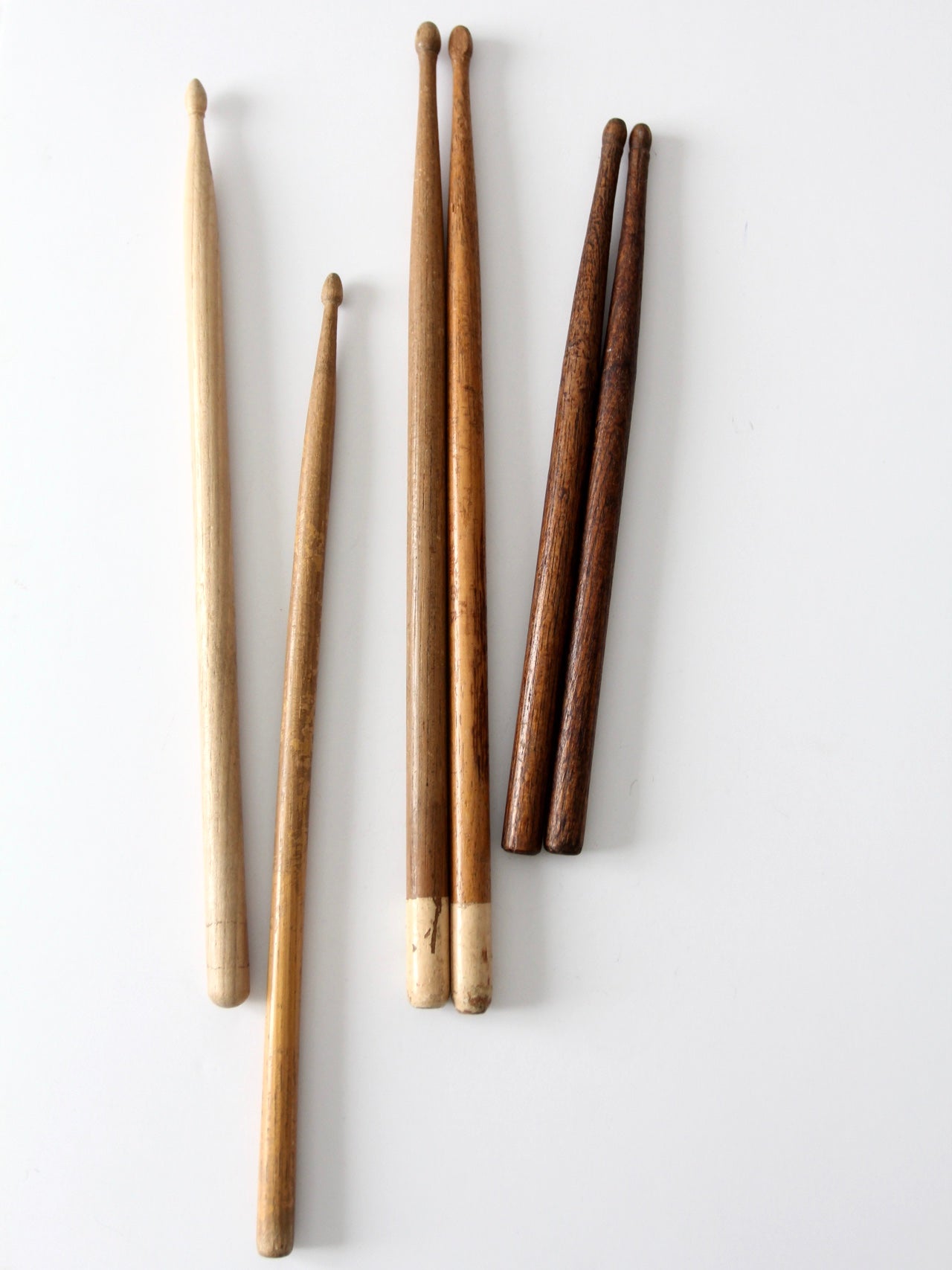 collection vintage drumsticks