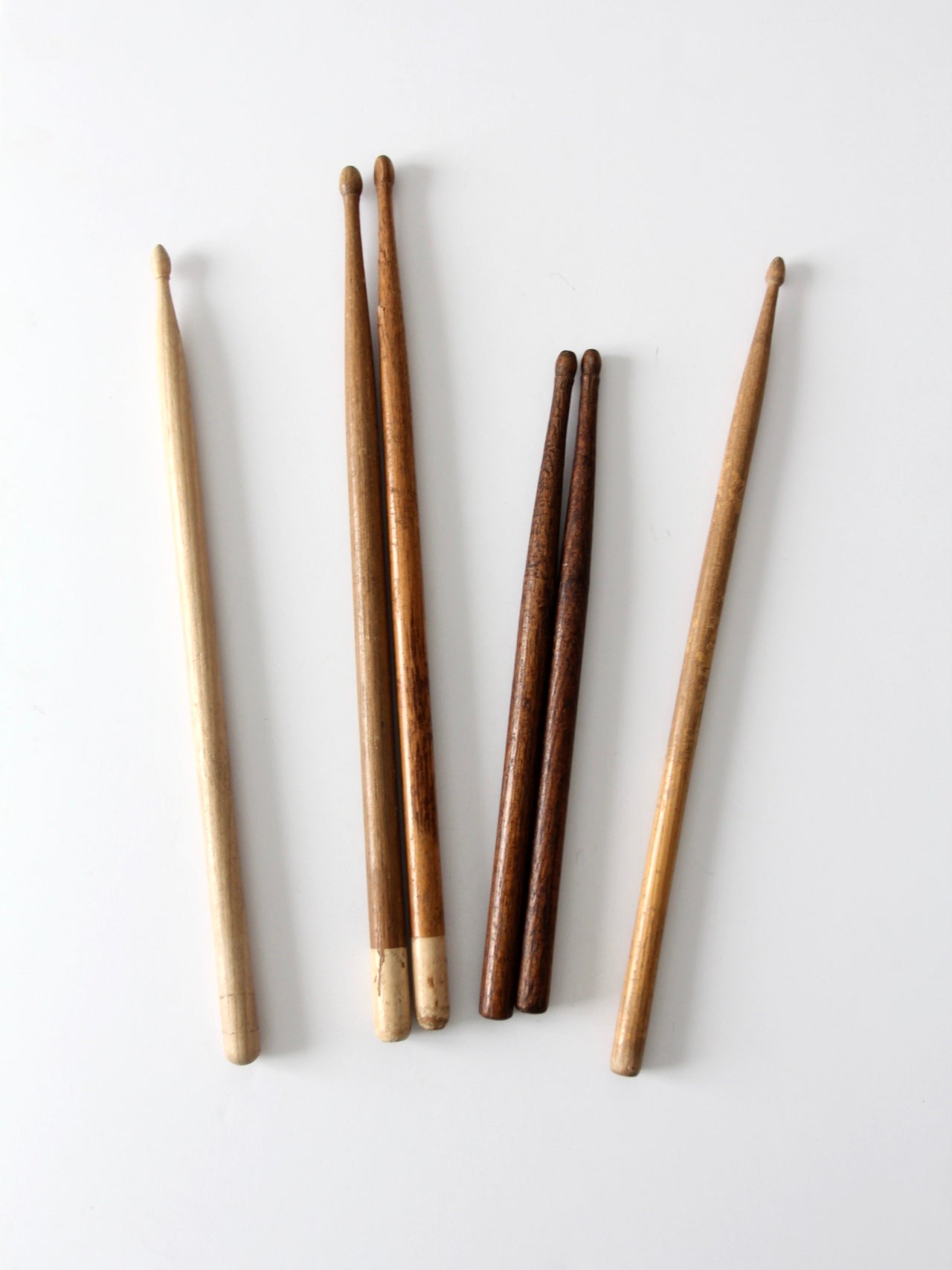 collection vintage drumsticks