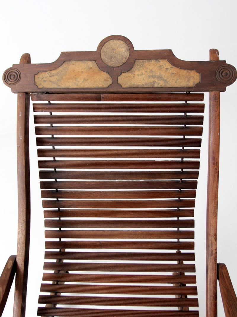 art nouveau rocking chair